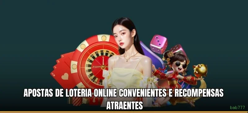 Imagem promocional do cassino online da bab777 mostrando jogos ao vivo